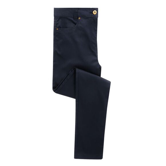 Premier Womens/Ladies Performance Chinos / Navy - Picture 1 of 3